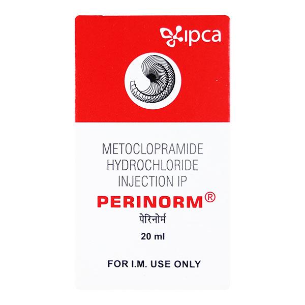 Perinorm Injection 20ml Price, Uses, Side effects, Substitutes | Netmeds