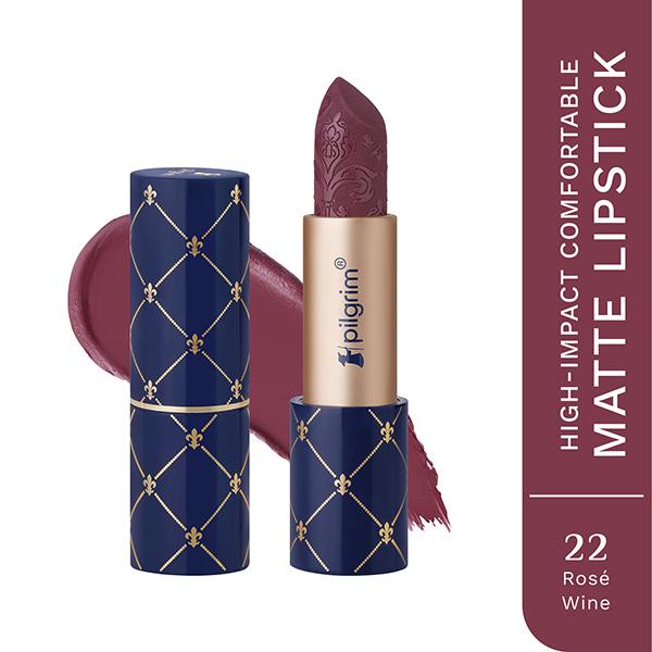 Pilgrim Oh So Creme Lightweight Pigmented Bullet Lipstick Rose Wine-22 4 g