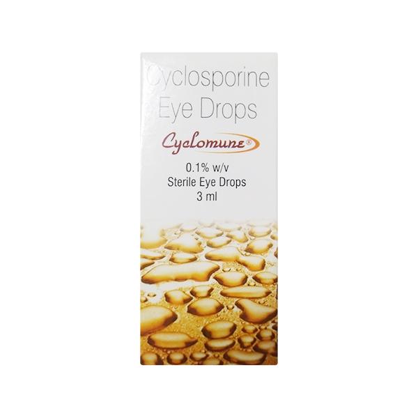 cyclomune 0.1 eye drops 3ml