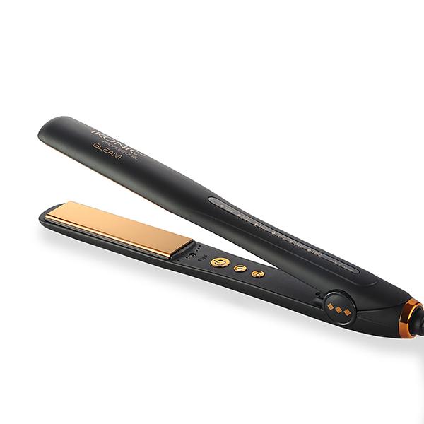 Ikonic Professional Gleam Hair Straightener (Black Rose Gold