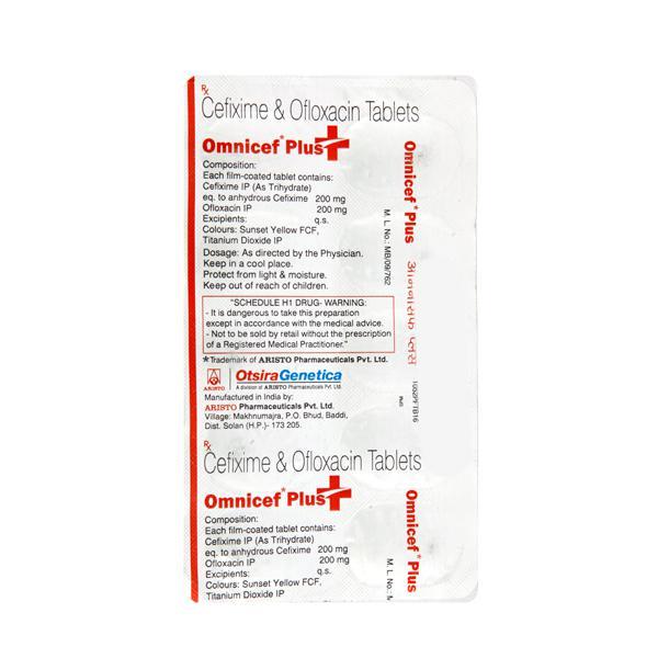 Omnicef Plus Tablet 10'S Price, Uses, Side effects, Substitutes | Netmeds