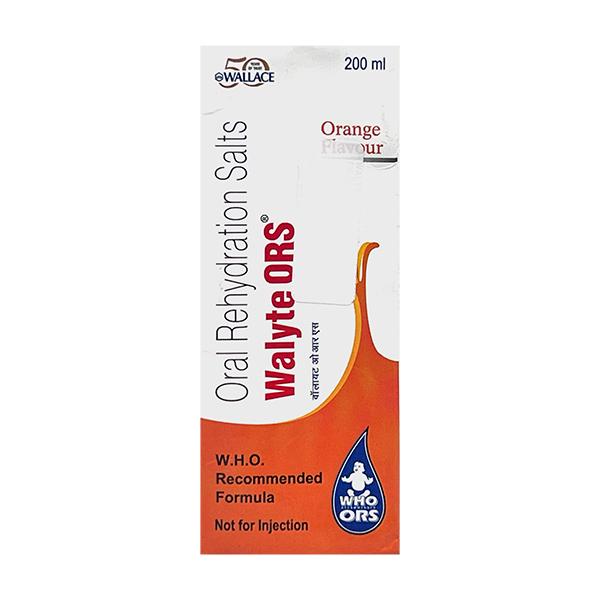 Walyte Ors Orange Flavour Liquid 200ml Price, Uses, Side effects | Netmeds