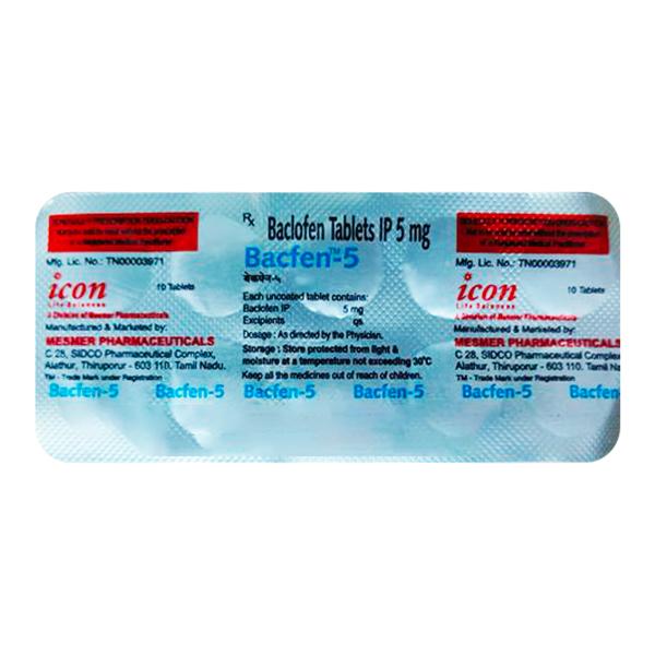bacfen 5mg tablet