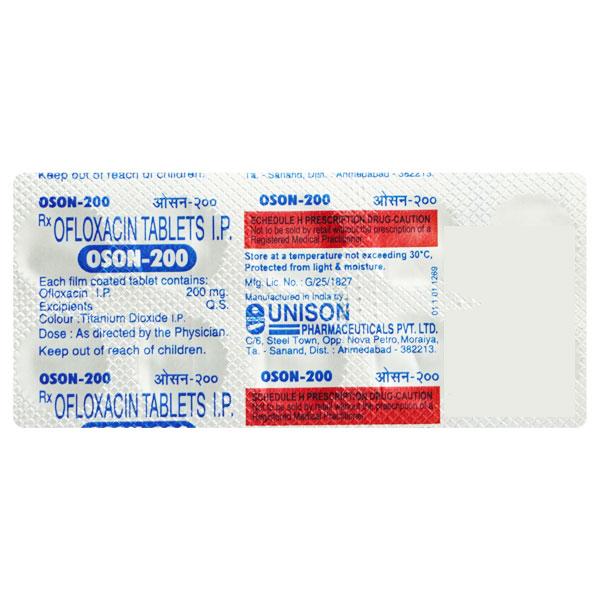 Oson 200mg Tablet 10'S Price, Uses, Side effects, Substitutes | Netmeds