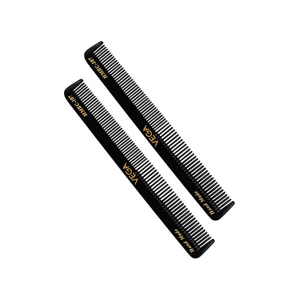 Buy Vega Slim General Grooming Hair Comb for Men and Women, Black ...