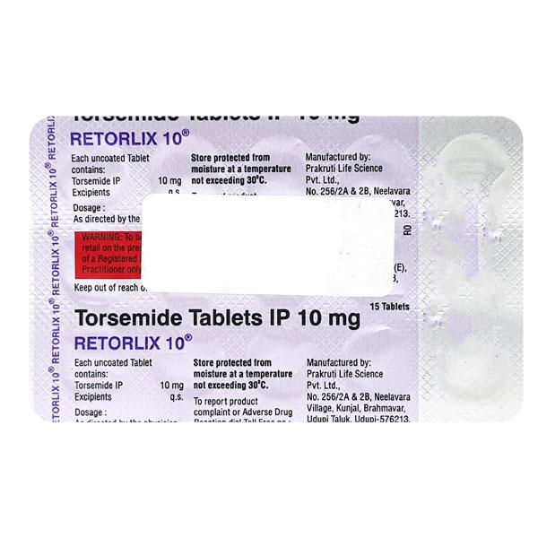 Buy RETORLIX 10mg Tablet 15's Online at Upto 25% OFF | Netmeds