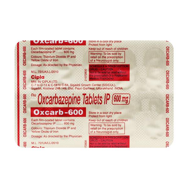 oxcarb 600mg tablet