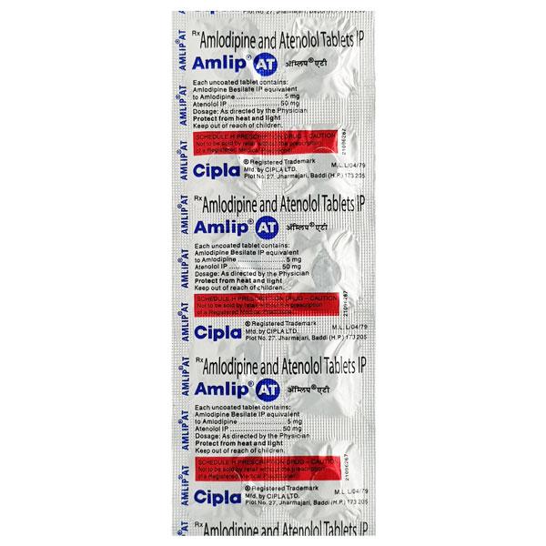 Amlip AT Tablet 10'S - Price, Uses, Side Effects | Netmeds