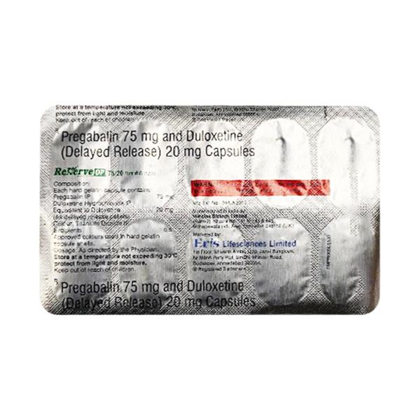 Renerve Dp 75/20 Capsule 10's Price, Uses, Side effects | Netmeds