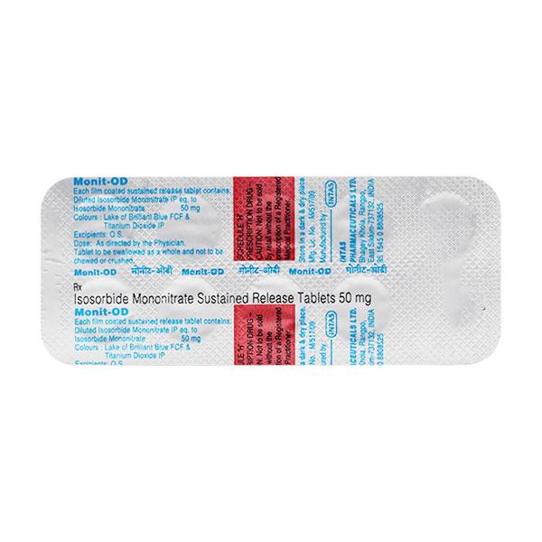 Monit OD Tablet 10'S Price, Uses, Side effects, Substitutes | Netmeds