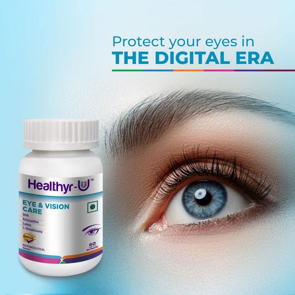dha lutein astaxanthin & l glutathione tablets Healthyr-U Eye Vision Care Tablet 60's 60's Online at Discounted Price Dha Astaxanthin Zeaxanthin Lutein L-glutathione