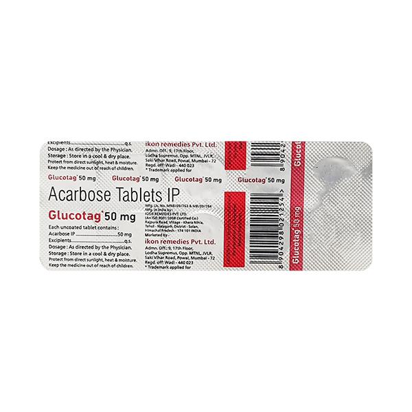 glucotag 50 mg tablet