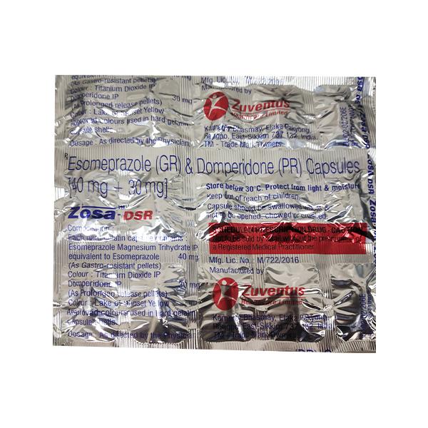Buy ZOSA DSR Capsule 15's Online at Upto 25% OFF | Netmeds