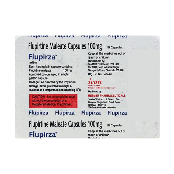 flupirza 100mg capsule