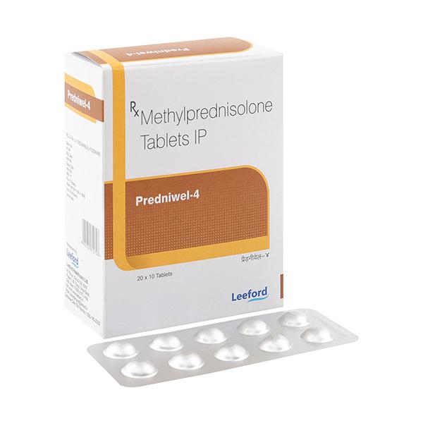 PREDNIWEL 4 Tablet 10's : Uses, Side Effects, Price | Netmeds
