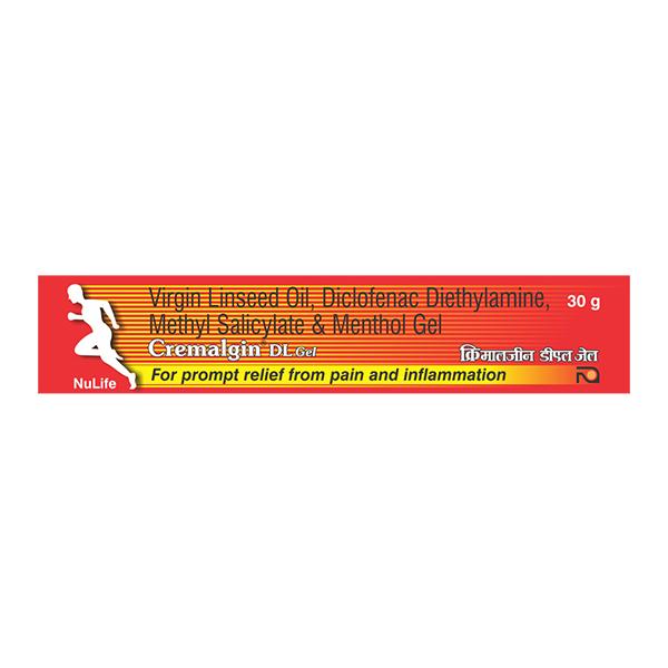 Cremalgin Dl Gel 30gm Price, Uses, Side effects | Netmeds
