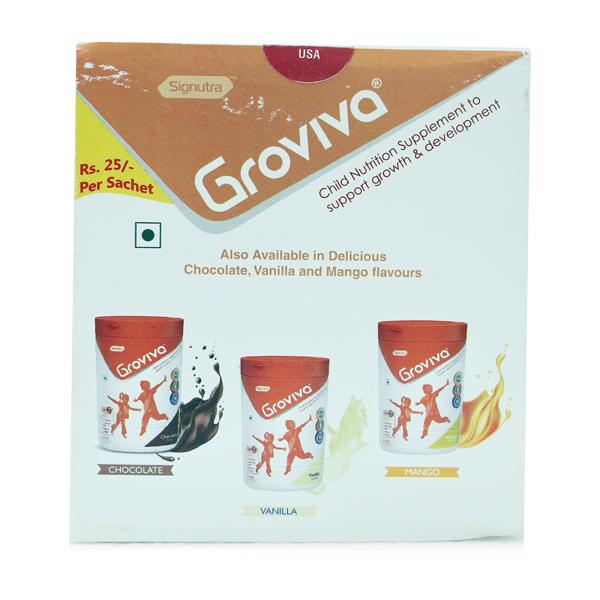 GROVIVA STRAWBERRY FLAVOUR Sachet 12x15gm - Buy Medicines online at ...