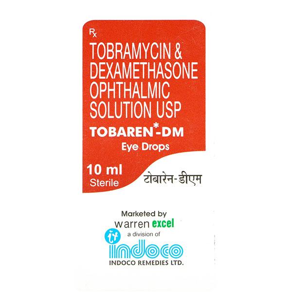 Buy Tobaren DM Eye Drops 10ml Online at Upto 25% OFF | Netmeds