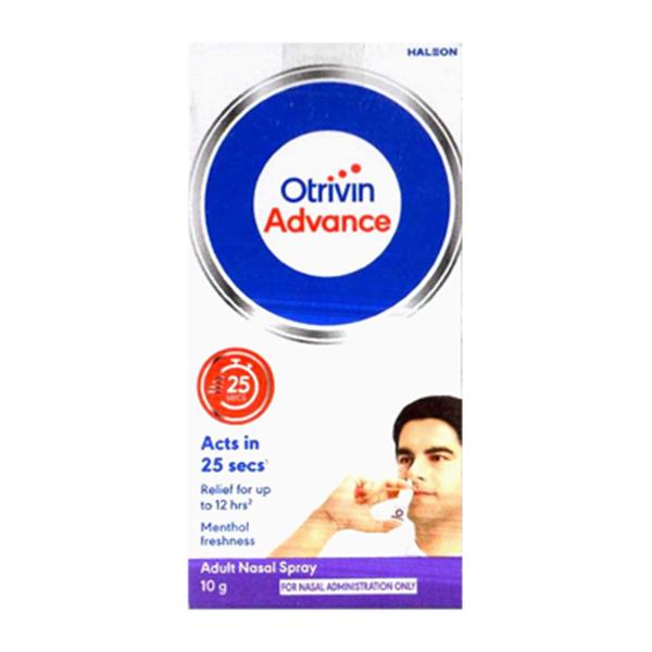 otrivin advance 100md nasal spray 10g