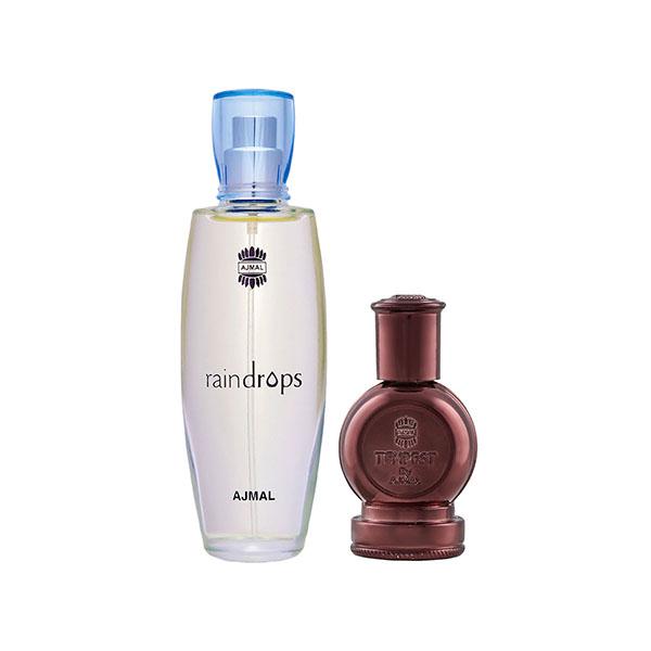 Ajmal Raindrops EDP Floral Chypre Perfume And Tempest Concentrated Perfume  Oil Floral 62 ml