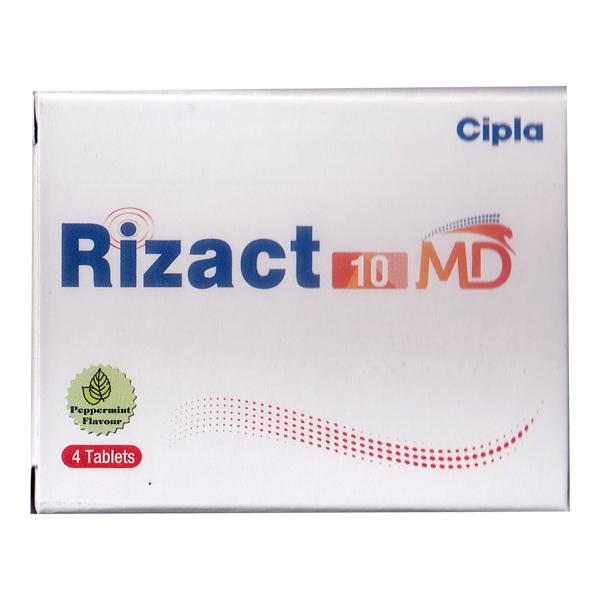 rizact md 10 peppermint flavour tablet