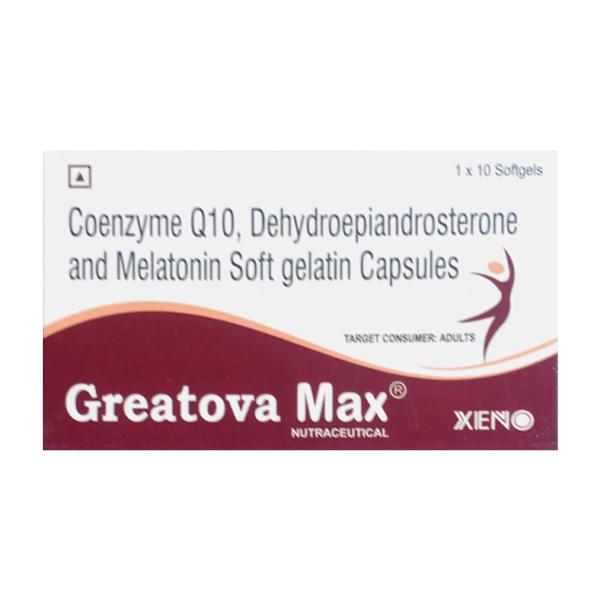 GREATOVA MAX NUTRACEUTICAL Soft Gelatin Capsule 10's