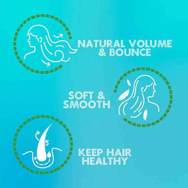 Kokoswasser & Aloe Vera Volumen Shampoo – Für Voluminöses, Federndes Haar, 370 Ml