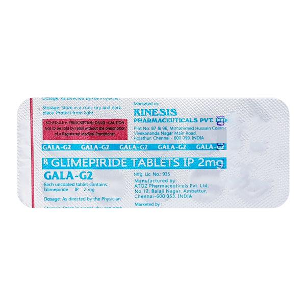 Gala G2 Tablet 10'S Price, Uses, Side effects | Netmeds