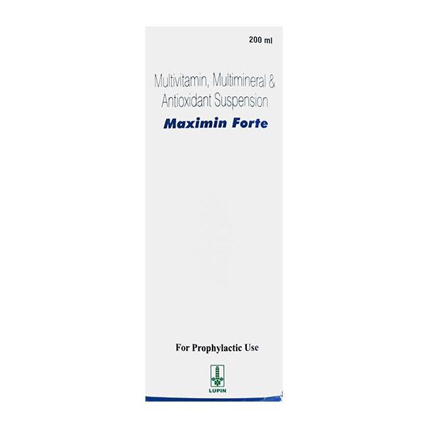 MAXIMIN FORTE Suspension 200ml Price, Uses, Side effects, Substitutes ...