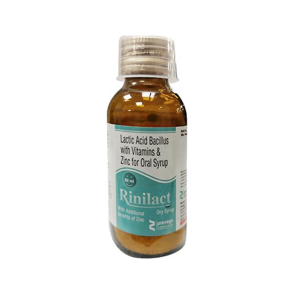 RINILACT Dry Syrup 60ml Price, Uses, Side effects, Substitutes | Netmeds
