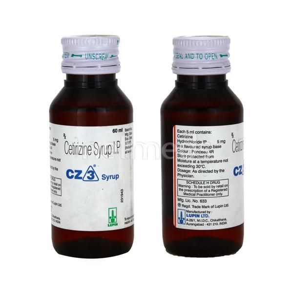 cz 3 syrup 60ml
