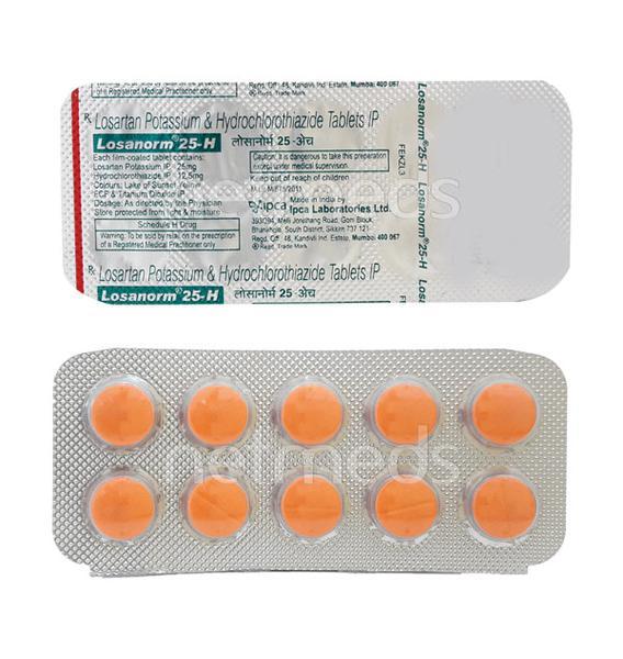 losanorm h 25mg tablets