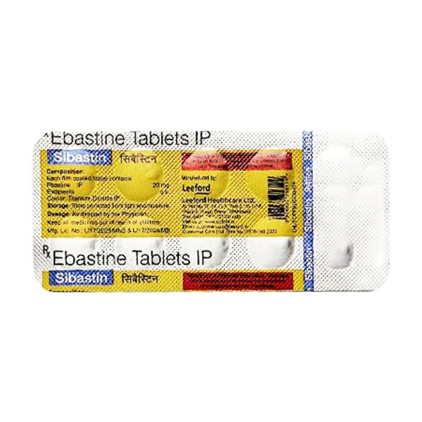sibastin 20mg tablet