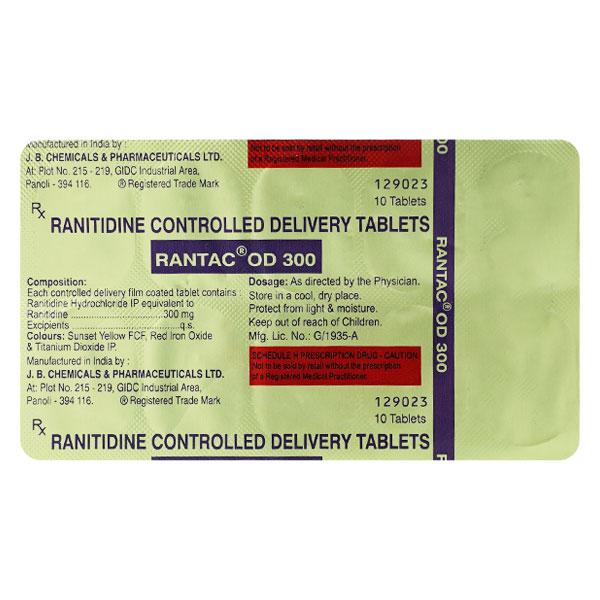 rantac od 300mg tablets
