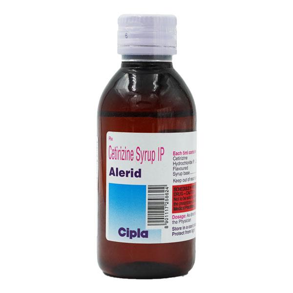 Alerid Syrup 60ml Price, Uses, Side effects, Substitutes | Netmeds