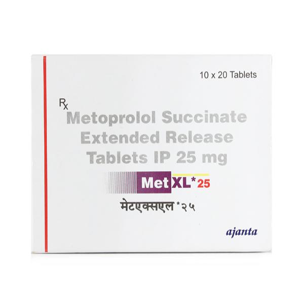 MET XL 25mg Tablet 20's : Price, Uses, Side Effects | Netmeds