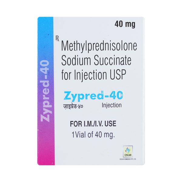 Buy ZYPRED 40 Injection 1's Online at Upto 25% OFF | Netmeds