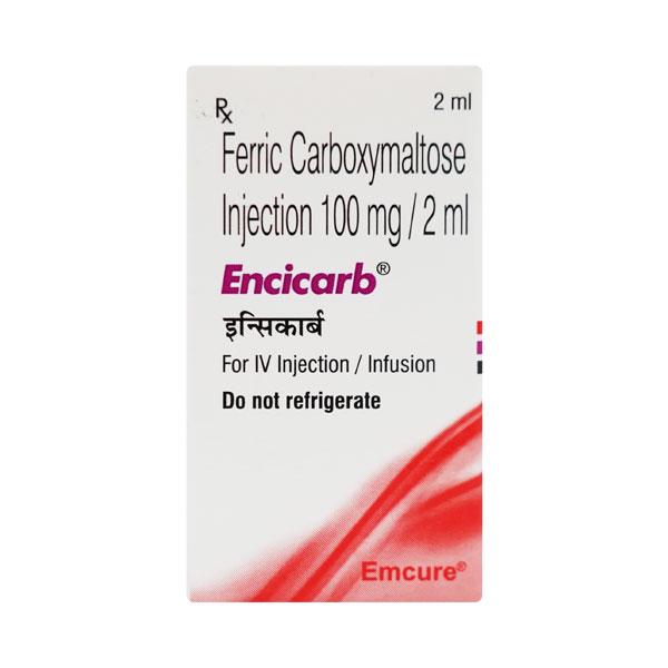 Buy Encicarb 100mg Injection 2ml Online at Upto 25% OFF | Netmeds