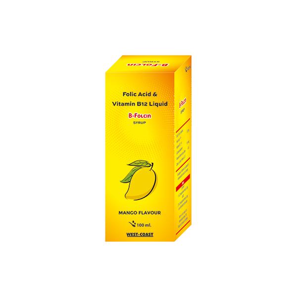 B FOLCIN Mango Flavour SYRUP 100ML Price, Uses, Side effects ...