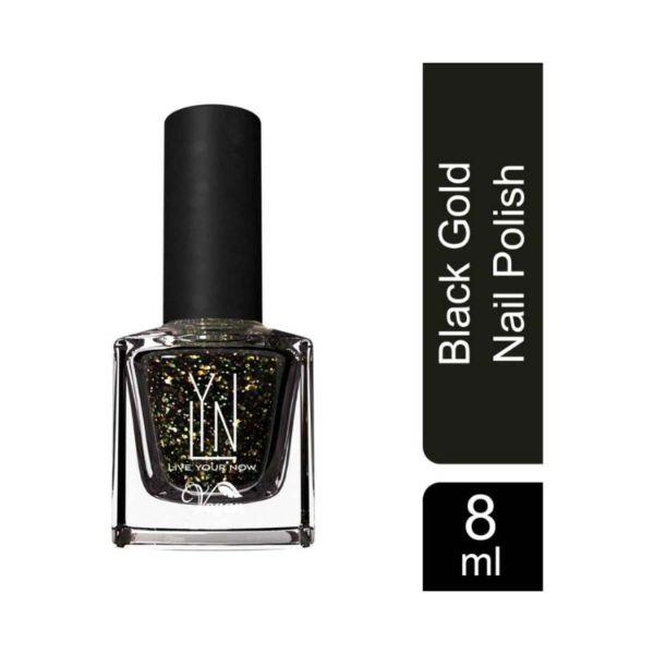 Buy LYN Nail lacquer Black Gold 8 ml Online at Discounted Price | Netmeds