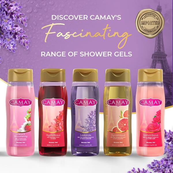 Camay Paris Duschgel – Beruhigender Duft Nach Französischem Lavendel, 6 X 500 Ml