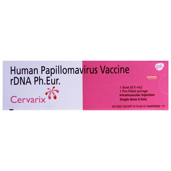 Cervarix 20mcg Injection 0.5ml - Buy Medicines online at Best Price ...