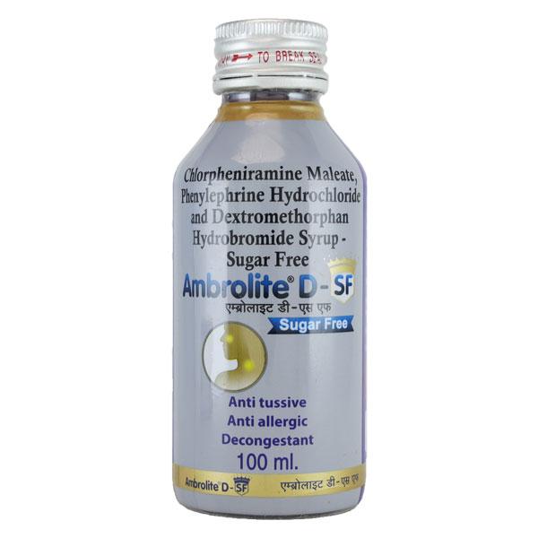 AMBROLITE D SF Syrup 100ml Price, Uses, Side effects, Substitutes | Netmeds