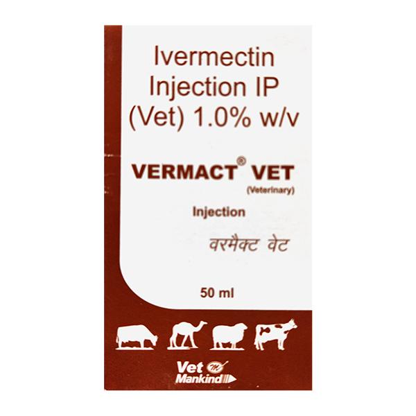 VERMACT (VET) Injection 50ml Price, Uses, Side effects, Substitutes ...