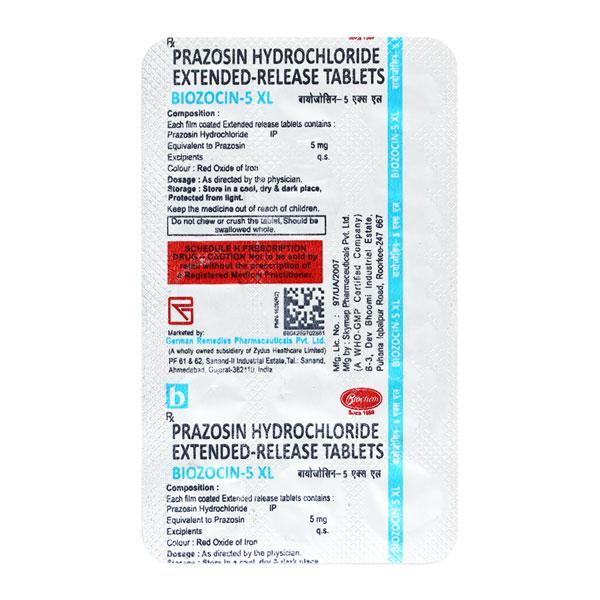 Buy Biozocin XL 5mg Tablet 15'S Online at Upto 25% OFF | Netmeds