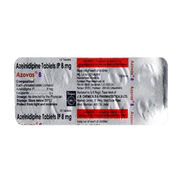 Azovas 8mg Tablet 10'S