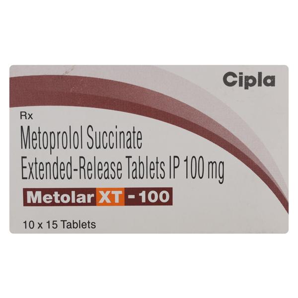 Buy METOLAR XT 100 Tablet 15's Online at Upto 25% OFF Netmeds