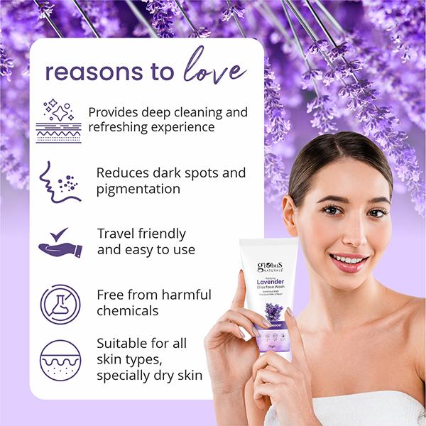Buy Globus Naturals Face Care Combo -Acne & Oil Control Aloe Vera Neem  Tulsi & Hydro Boost Lavender Face Wash 75gm each 2's Online at Discounted  Price | Netmeds