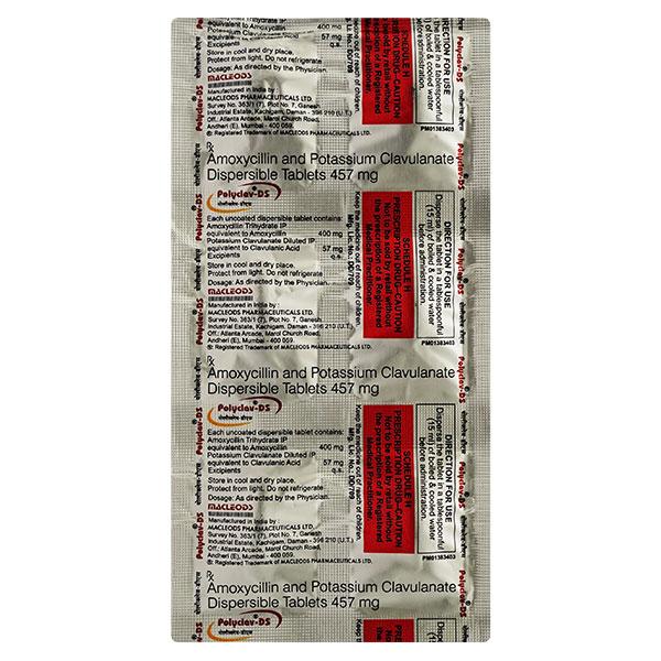 Polyclav DS Tablet 6'S Price, Uses, Side effects, Substitutes | Netmeds