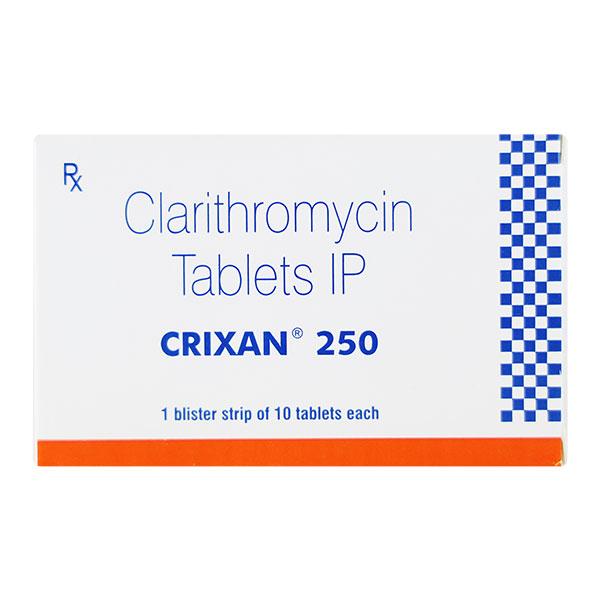 CRIXAN 250mg Tablet 10's Price, Uses, Side effects, Substitutes | Netmeds